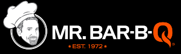 Mr. Bar BQ logo with a white background
